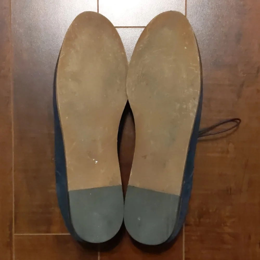 Hawkins McGill blue suede shoes